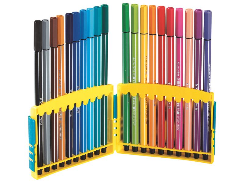 FILZSTIFTE VON KÜNSTLERQUALITÄT pen68 mittlere Spitze