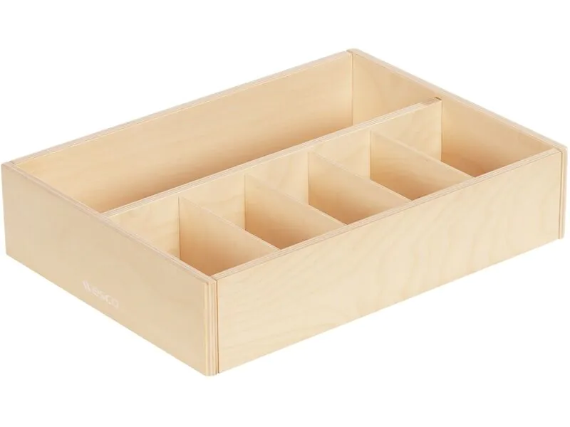 HOLZKASTEN Creativ Mehrere Fächer